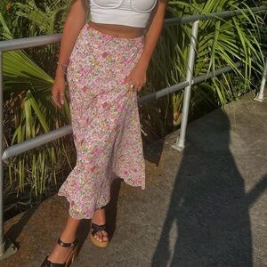 Princess Polly Floral Maxi Skirt